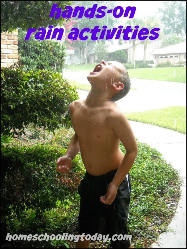 Hands On Rain Activities - Homeschooling Today Magazine
