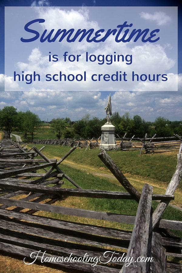 Summertime is for logging high school credit hours - Homeschooling Today Magazine