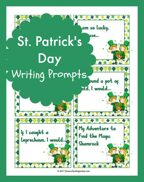 St Patrick's Day Writing Prompts - Homeschooling Today